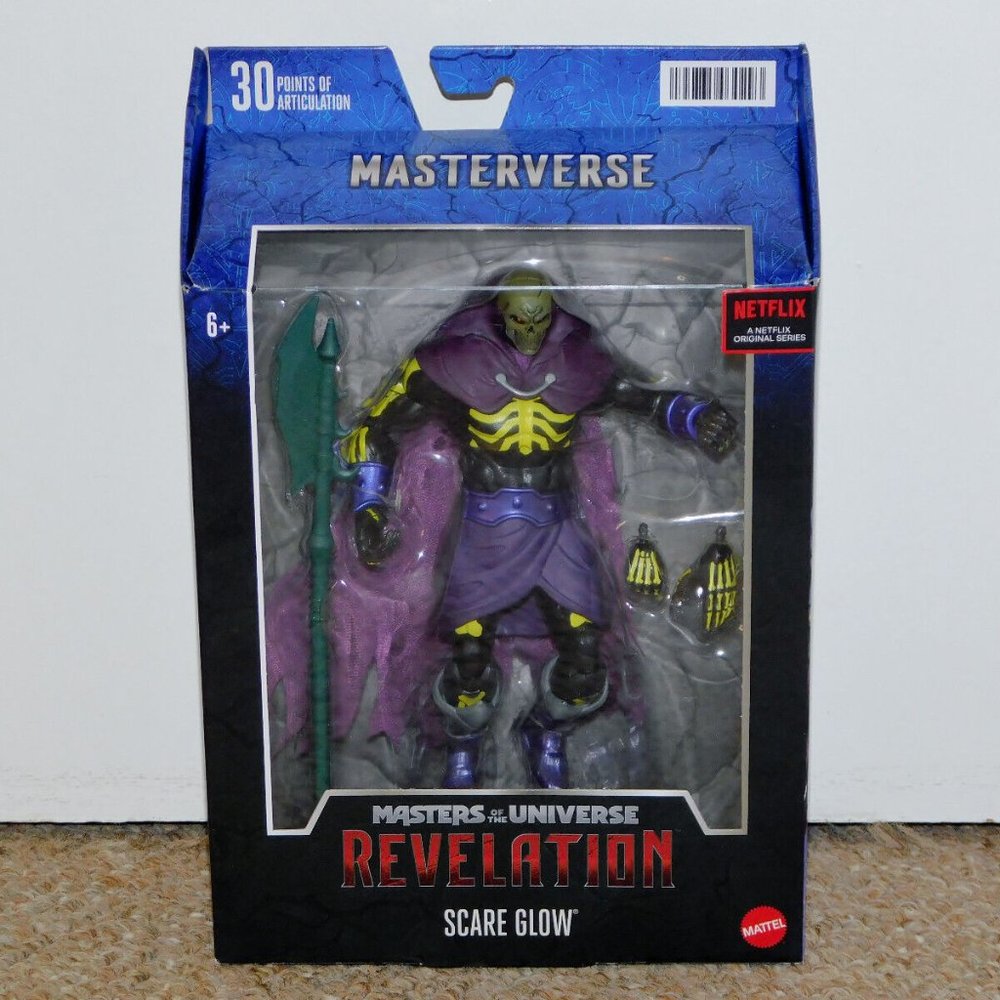 2021 Mattel Masters of the Universe Revelation 7" Masterverse Scare Glow MIB New